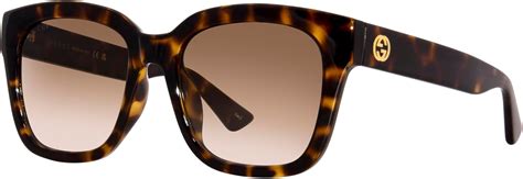 Gucci GG1338SK 002 Havana/Brown Gradient Square 54mm 